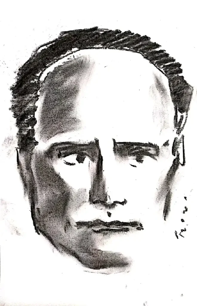 বিদ্যাসাগর পোস্টার – Hiran Mitra | Ishwar Chandra Vidyasagar Glossy Art Print | 12×18 Inches